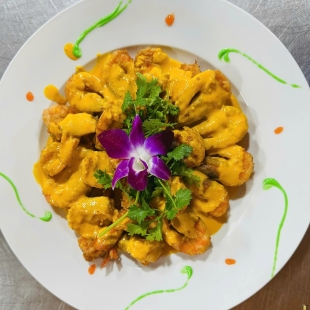 Tôm sốt trứng muối 